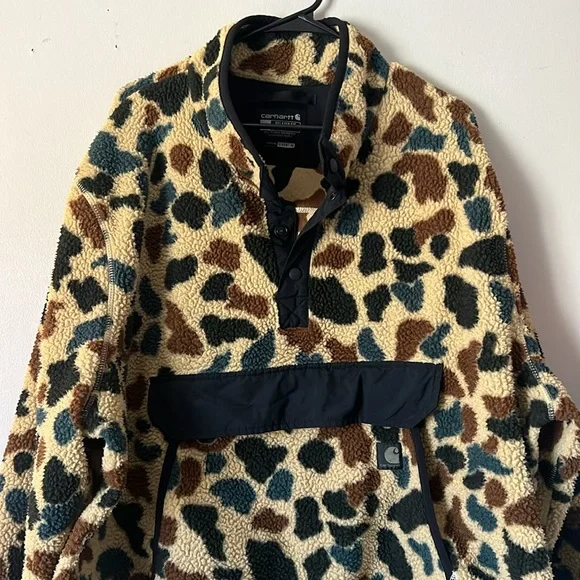 Carhartt Men's Relaxed Fit Fleece Pullover - Picture 4 of 10